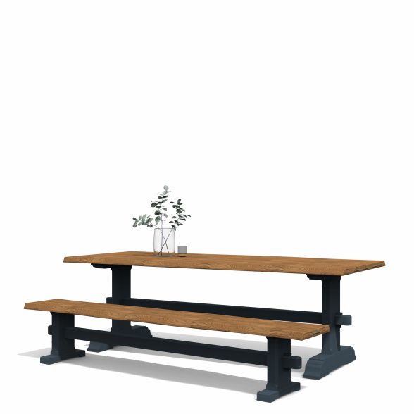 Rustikt spisebord i moderne stil